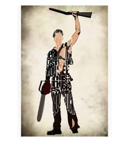 Ash - Evil Dead Tablo Ahşap Poster Dekoratif