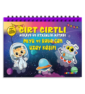 Miyu Ve Robo Can Uzay Kaşifi - Cırt Cırtlı Hikaye ve Aktivite Serisi