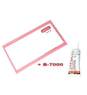 Samsung Galaxy NOTE 10 PLUS Arka Pil Batarya Kapağı (CAM+B-7000) BEYAZ
