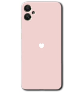 Galaxy A05 Kılıf HD Desen Baskılı Kılıf - Sade Kalp
