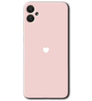Galaxy A05 Kılıf HD Desen Baskılı Kılıf - Sade Kalp