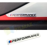 Bmw M Performance Metal Torpido Logo Arma Amblem Metal Gümüş Gri 8 x 1 Cm