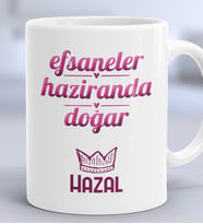 Kişiye Özel İkizler Yengeç Burcu Hediye Kupa Bardak Doğum Günü Hediyesi (Beyaz)