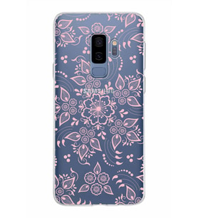 Samsung Galaxy S9 Plus Kapak Nostalji Desen Tasarımlı Şeffaf Silikon Kılıf