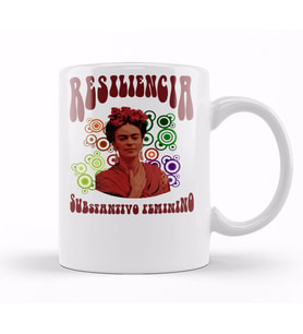 Resiliencia Frida Kahlo Kupa Bardak Porselen