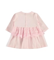 Civil Baby Fırfır Tüllü 3-12 Ay Elbise - Pembe