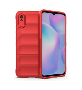 Xiaomi Redmi 9a Kılıf Optimum Silikon - Kırmızı