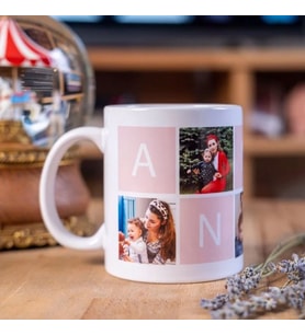Anneler Gününe Özel Fotoğraflı Yazılı Beyaz Kupa Bardak Hediyelik Tasarım