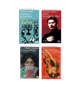 Gömülü Şamdan + Benim Üniversitelerim + Boyalı Peçe + Serbest Düşüş- 4 Kitap Set