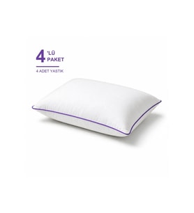 Cloud Support Biyeli Yastık 4'li Paket 50x70 cm 1200 gr Boncuk Silikon Elya