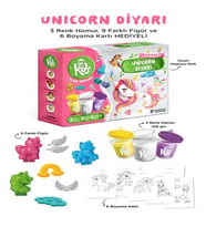 Unicorn Diyarı Oyun Hamuru Seti (18 Parça - 362 Gr)