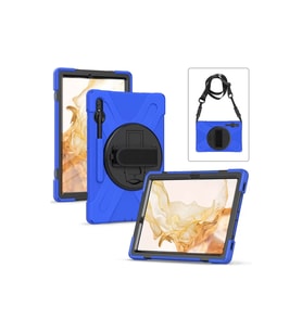 Samsung Galaxy T737 Tab S7 Fe 12.4 Kılıf Amazing Tablet Kapak - Mavi