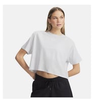 UNDER ARMOUR Ua Rival Boxy Tee Solid Gri Kadın T-Shirt 6011064-023