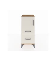 Hyperion Komodin 2 Raflı 2 Çekmeceli Tek Kapaklı 44x44x106 Çam-Aytaşı