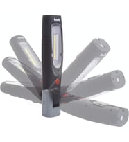 COB LED teknolojili pilli çalışma lambası, 2600 mAh Li-Ion pil, ANSI FL 1 standart, 2 aydınlatma modlu lamba, çubuk şeklinde