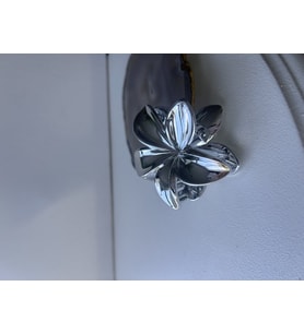 Lotus toka metalik gümüş renk