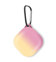 Microsonic Samsung Galaxy Buds Live Kılıf Degrade Rubber Pembe Sarı (Pembe - Sarı)