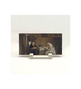 Pazar Sabahı (Hendrik Jacobus Scholten) Baskılı Taş Masaüstlük 10X20