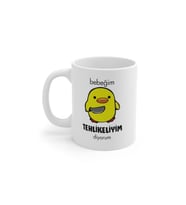 Tehlikeli Civciv Baskılı Kupa Bardak