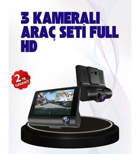 170° Geniş Açılı Araç Kamerası – 4.0” IPS Ekranlı Full HD DVR