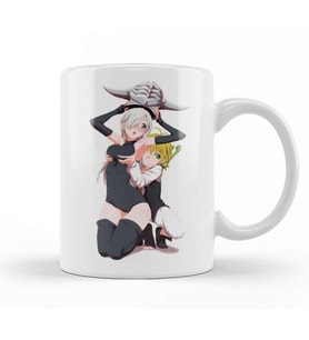 Meliodas Elizabeth Tthe Seven Deadly Sins Kupa Bardak Porselen