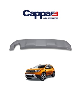 CAPPAFE Dacia Duster Arka Koruma Difüzör Mat Gri 2018 ve Üzeri