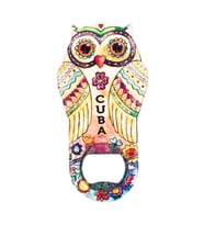 Küba Temalı Baykuş Magnet Kapak Açacak (Karışık)