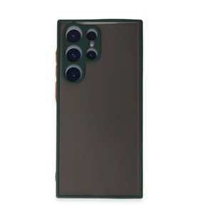 Samsung Galaxy S22 Ultra Kılıf Montreal Silikon Kapak - Yeşil