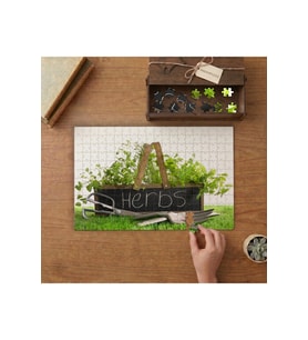 Bahçe Malzemeleri Tasarımı 240 parça Ahşap Puzzle Ahşap Kutuda MP00891