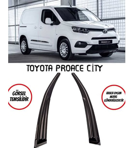 Toyota Proace City Cam Rüzgarlığı 2-li