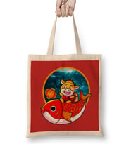 Happy Chinese New Year Year Of The Tiger GIFT 2022 Bez Çanta Uzun Saplı