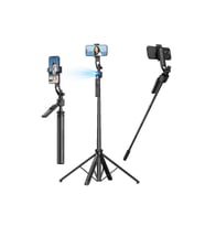 Akıllı AI Yüz Takipli Bluetooth Gimbal ve Çekim Çubuğu