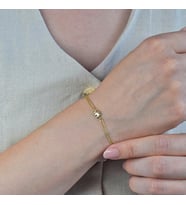 Minimal Fil Bileklik (Sarı)