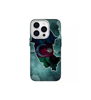 Iphone 15 Pro Uyumlu Azerbaycan Tasarimli Lüks Silikon Kilif (Çok Renkli)