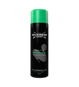 Wilkinson Sword Sensitive Erkek Tıraş Jeli 200 ml - Alkol İçermez, Hassas Ciltler
