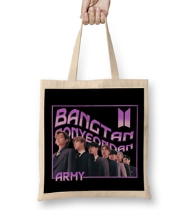Bts Vintage Style Army Bez Çanta Uzun Saplı