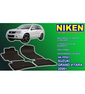 Suzuki Vitara paspas kauçuk oem germany 2006+ Sonrası NİKEN (Siyah)