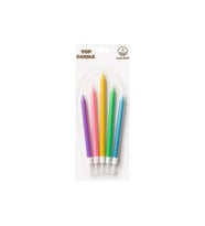 Pastel Doğum Günü Mum Seti 5li - Makaron