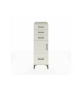 Kronos Dolap Tek Raflı 3 Çekmeceli Tek Kapaklı 44x59x134 Aytaşı-Aytaşı