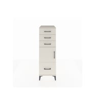 Kronos Dolap Tek Raflı 3 Çekmeceli Tek Kapaklı 44x59x134 Aytaşı-Aytaşı
