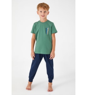 Roly Poly 3019 Afterwave Erkek Çocuk Kısa Kol Pijama Takım