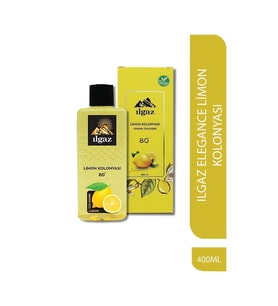 Elegance Series Limon Kolonyası 400 ml 80 Derece Kolonya Klasik Pet Kolonya