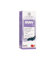 NaturalNest İmmy Kara Mürver 1,3 1,6 Beta Glukan Vitamin C Çinko İçeren Şurup 150 Ml