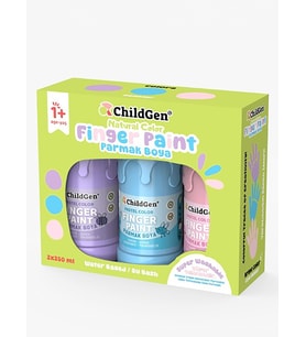Süper Yıkanabilir Pastel Parmak Boya Set 2
