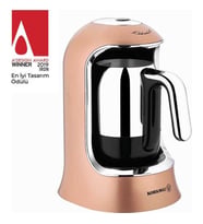 KORKMAZ A860-06 KAHVEKOLİK OTOMATİK KAHVE MAKİNESİ ROSEGOLD