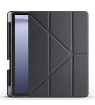 Galaxy Tab A9 Kılıf Zore Tri Folding Kalem Bölmeli Standlı Kılıf