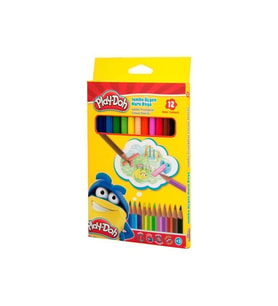 Play-Doh Kuruboya Jumbo Üçgen 12 Renk (Çok Renkli)