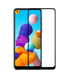 Samsung Galaxy A21 Uyumlu Zore Kenarları Kırılmaya Dayanıklı Cam Ekran Koruyucu