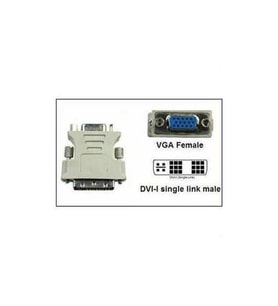 18 5 Dvi to VGA Çevirici DVI to VGA 18 5 dvi vga dönüştürücü (Bej)