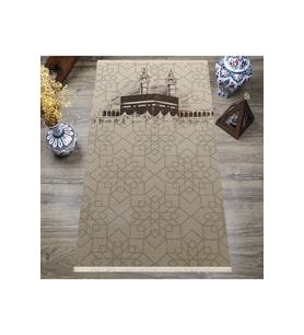 Dijital Baskılı, Yıkanabilir, Yumuşak Dokulu Çocuk ve Yetişkin SECCADE 65x115 cm  S-DOT-SN-020